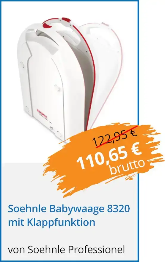 Soehnle Babywaage 8320 mit Klappfunktion