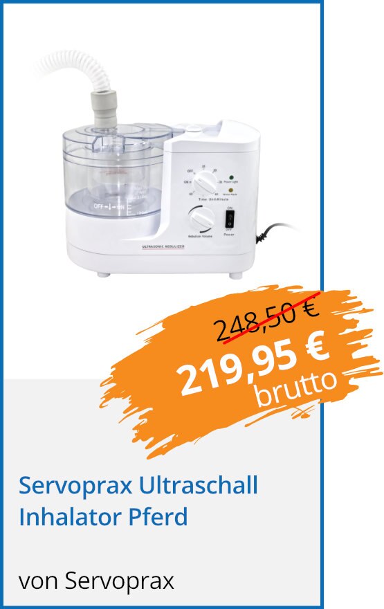 Servoprax Ultraschall Inhalator Pferd