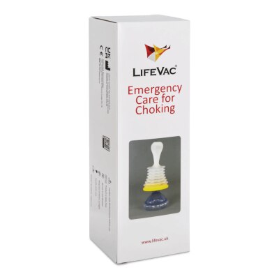 Geduoer Erstickungs-Notfallgerät Rettungsgerät, Erste Hilfe mit HLW-Masken  in 2 Größen für Kinder und Erwachsene, tragbares Saug-Anti-Kit, tragbares