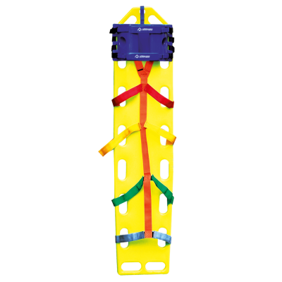 Lifeguard Spineboard mit 10-Punkt Fixiersystem und HeadFix Kopffixierung