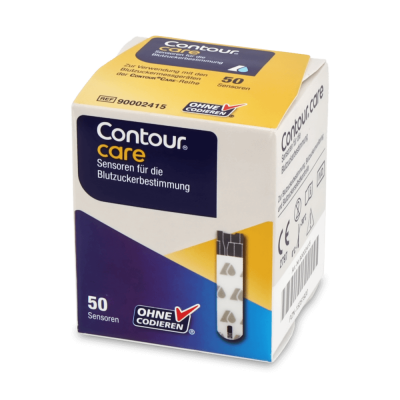 Contour Care Sensoren-Teststreifen, 50 Stück