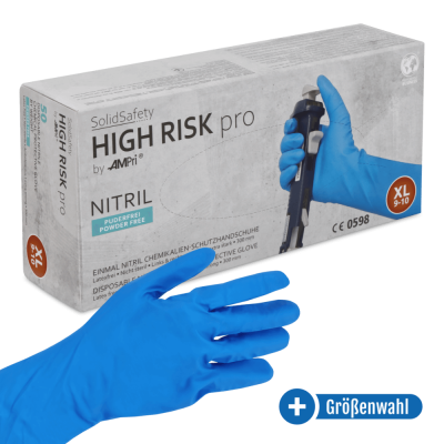 Nitril Chemikalienhandschuh, 50 Stück