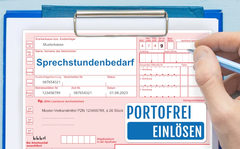SSB-Rezeptvorlage ausfüllen